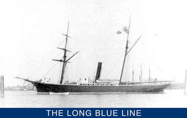 On Nov. 30, 1886, Revenue Cutter Rush seized 350 pounds of opium aboard Steamship Rio De Janeiro at the entrance to San Francisco Bay. It was the first seizure of opium at sea by the U.S. Revenue Marine. (U.S. Coast Guard)