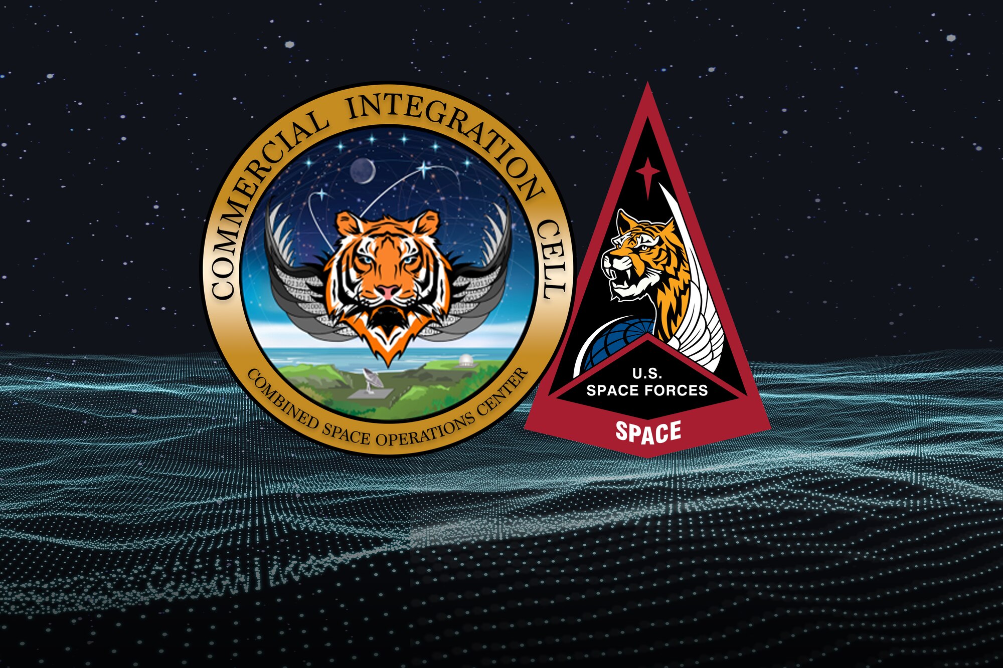 CIC and S4S Emblems in a space-themed graphic.