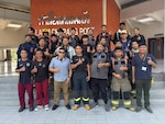 Washington National Guard Soldiers and Port of Laem Chabang firefighters.