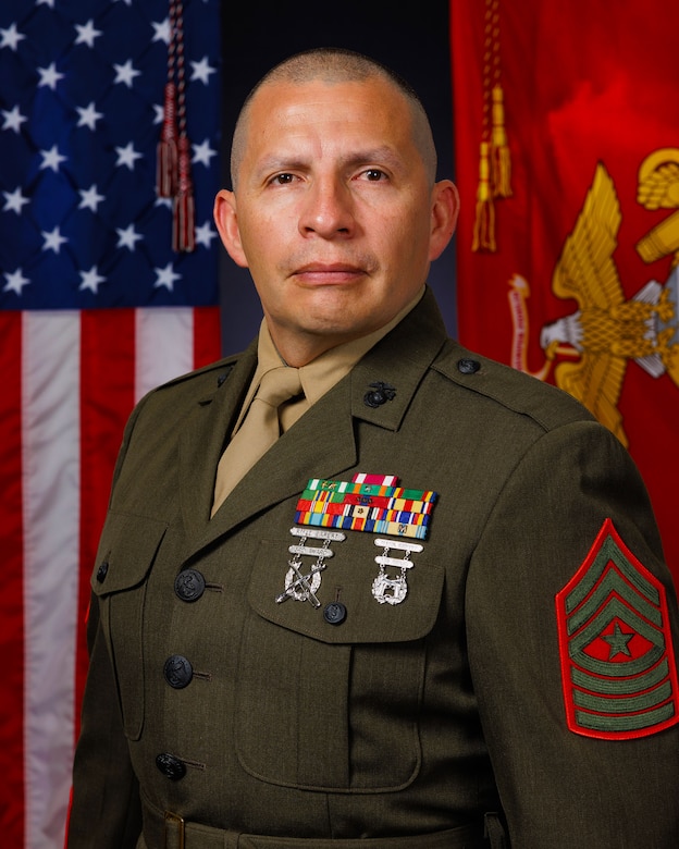 Sergeant Major Vasquez, Command Senior Enlisted Leader, 25th Marine Regiment
