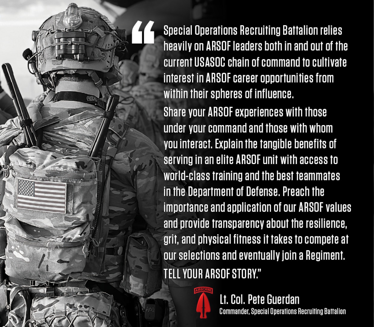 Operators Wanted: SORB Navigating the Recruiting Challenges Facing the Army