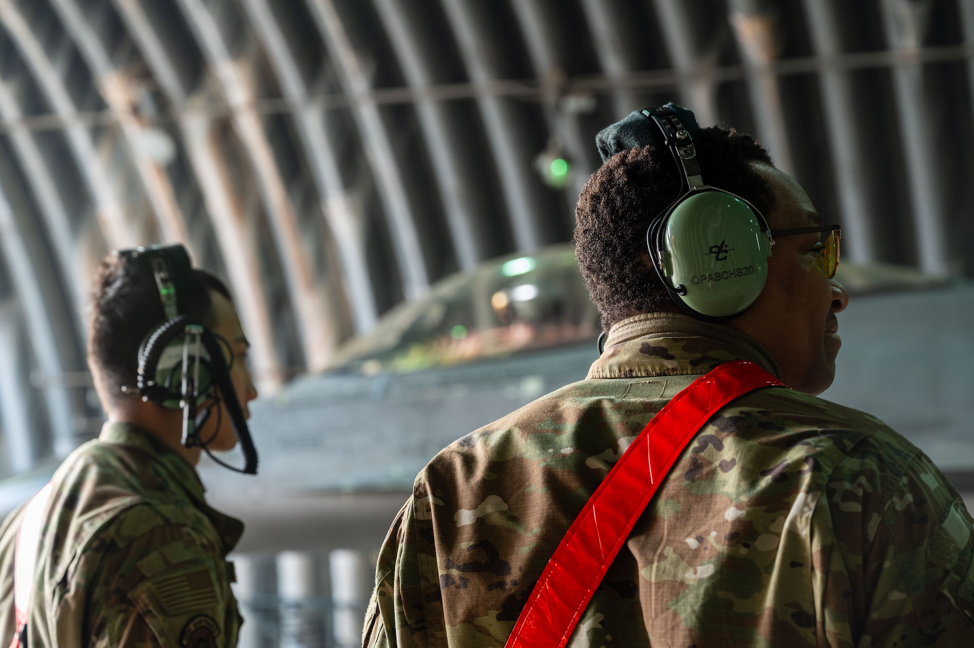 U.S. Airmen assigned to the 36th Fighter Generation Squadron oversee pre-flight checks in support of Freedom Shield 25, at Suwon Air Base, South Korea, March 10, 2025. FS 25 focused on fortifying response capabilities to safeguard security on the peninsula and reinforce the ROK-U.S. combined defense posture and increase combat readiness. (U.S. Air Force photo by Senior Airman Jasmyne Bridgers-Matos)