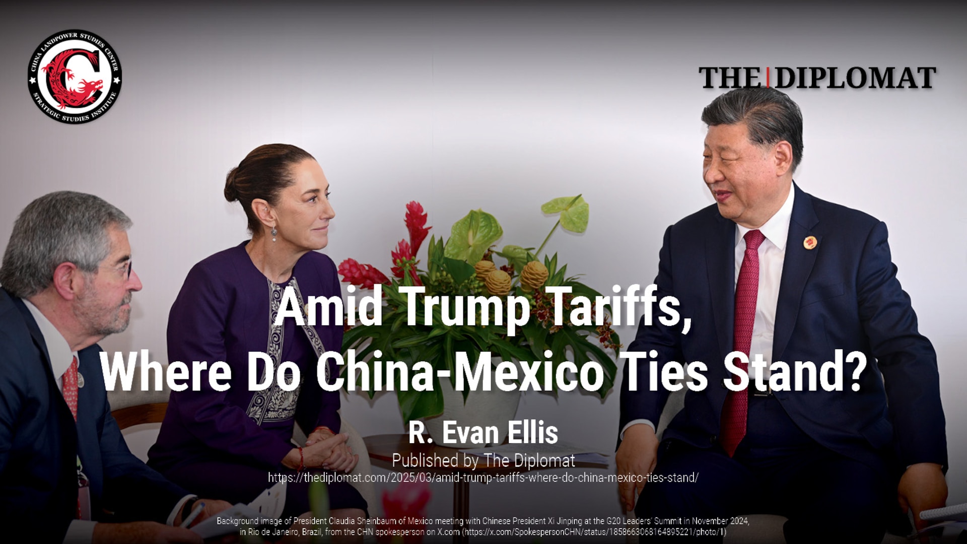 Amid Trump Tariffs, Where Do China-Mexico Ties Stand? | R. Evan Ellis