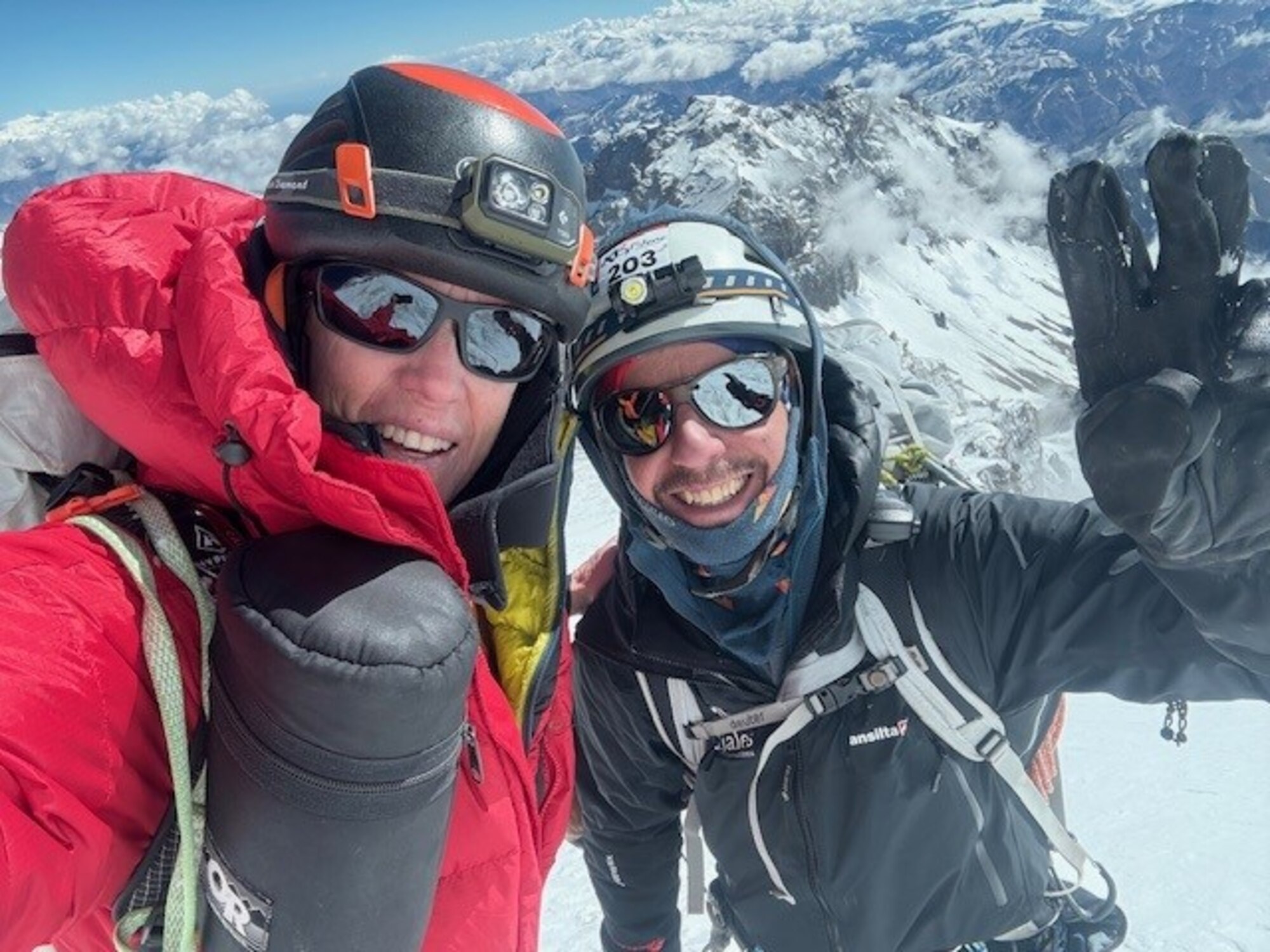 Col. Shannon Phares climbs Aconcagua
