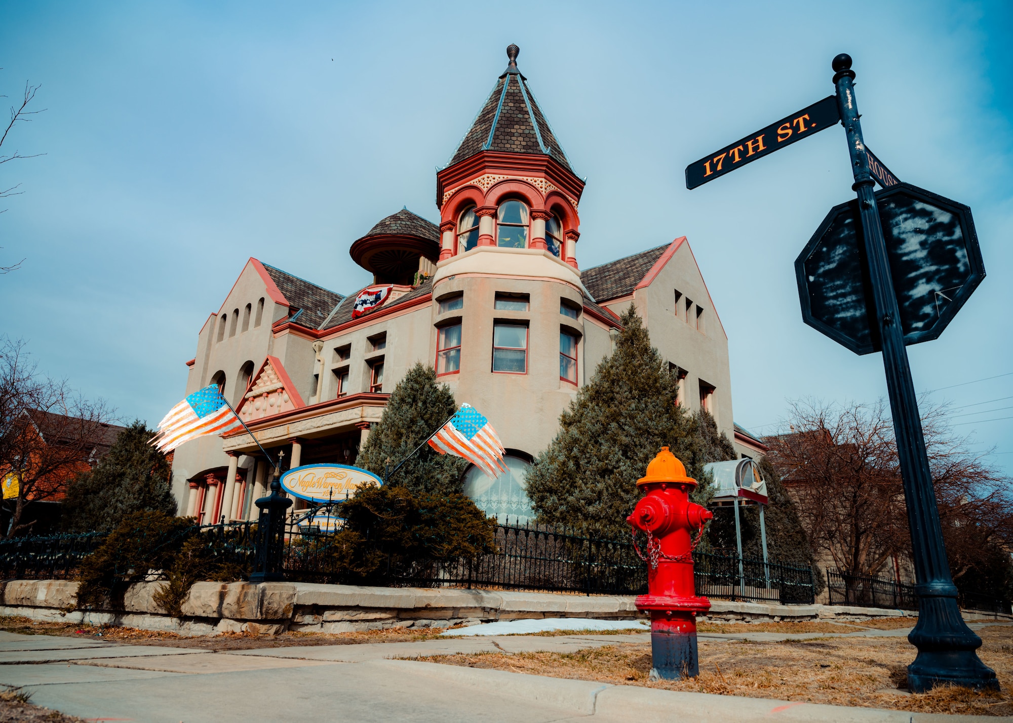 Pictured is the Nagle Warren Mansion in Cheyenne, Wyoming, March 20, 2025.