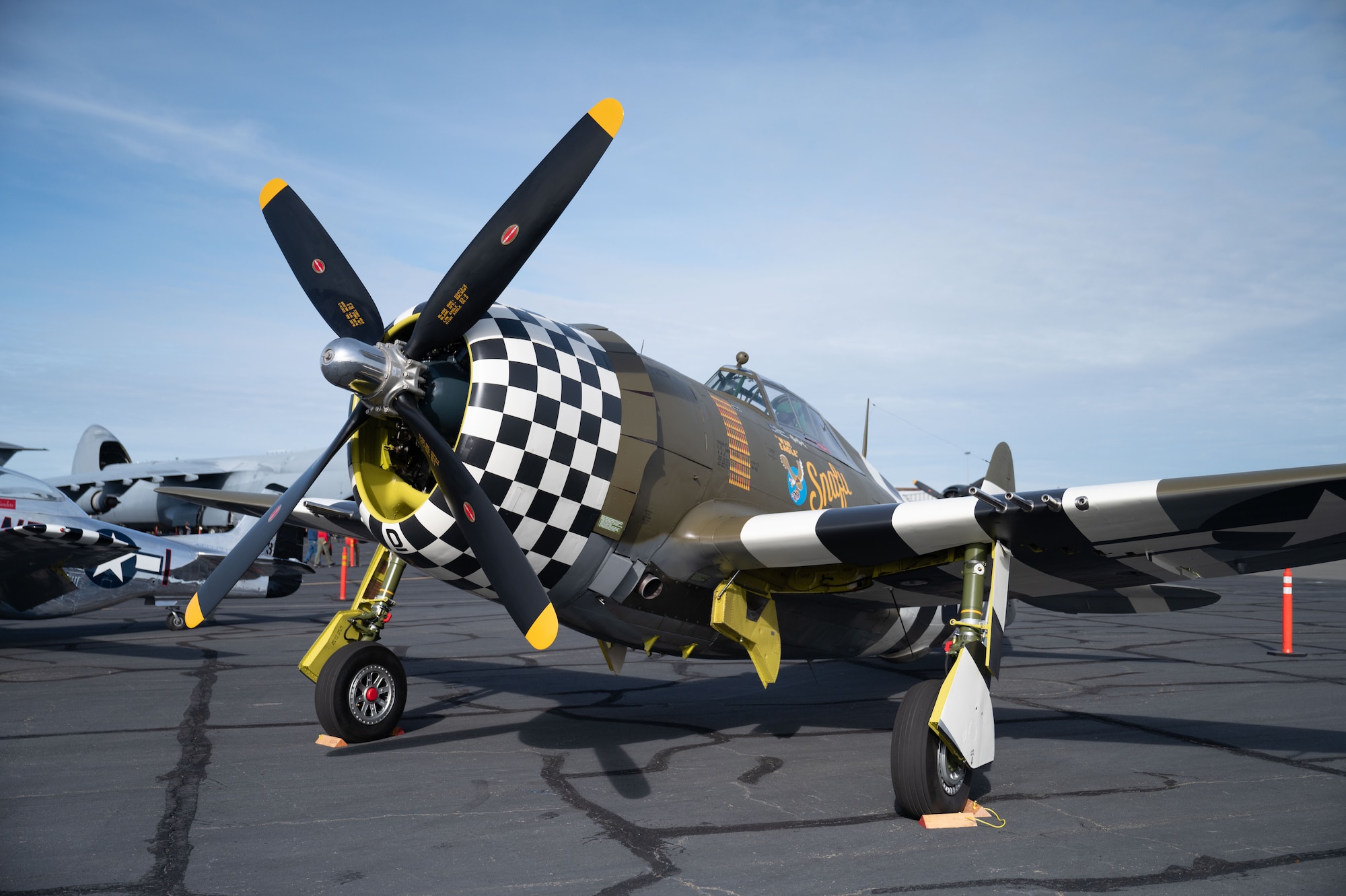 P-47 Thunderbolt on display at the California Capital Airshow, Mather, California, March 22, 2025.