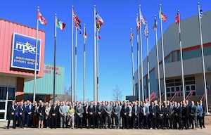 Leaders from Sheppard Air Force Base, the Euro-NATO Joint Jet Pilot Training (ENJJPT) program, and the local community gathered today for the Multi-Purpose Events Center (MPEC) Steering Committee Meeting