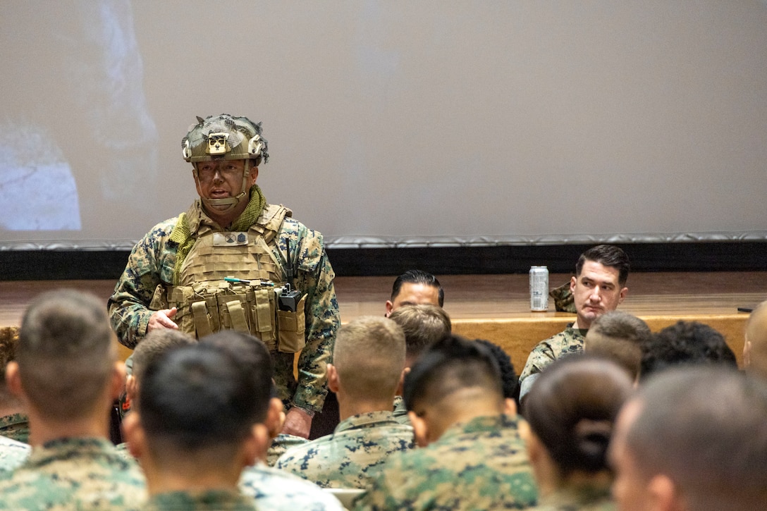 MCI-West hosts Enlisted Career Panel, 17 speakers, educated Marines on different career opportunities available within the Marine Corps.