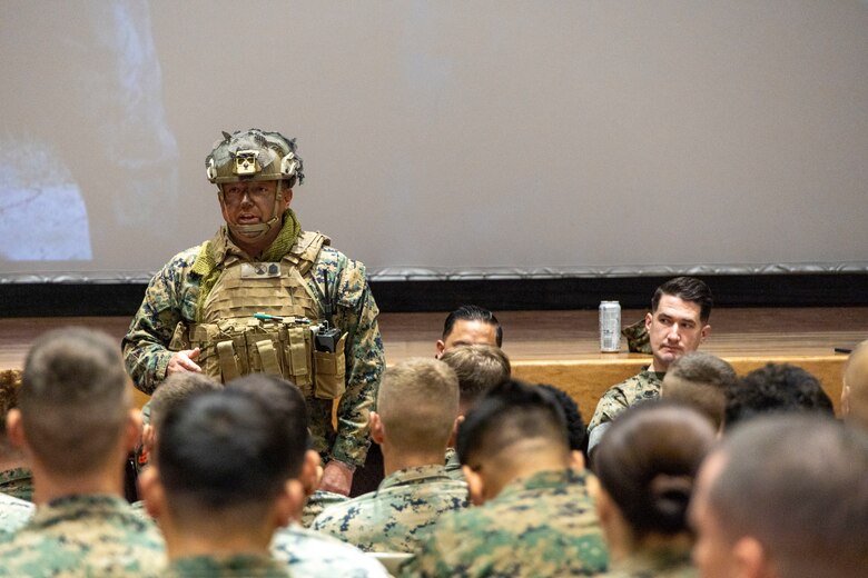 MCI-West hosts Enlisted Career Panel, 17 speakers, educated Marines on different career opportunities available within the Marine Corps.