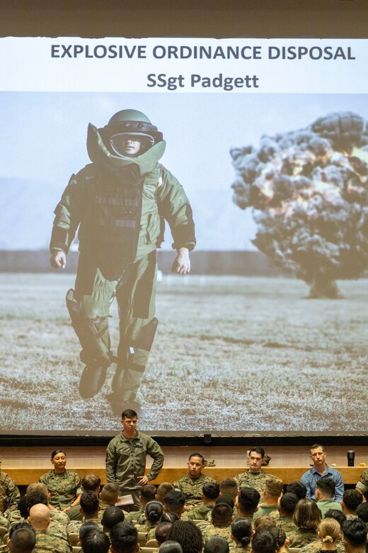 MCI-West hosts Enlisted Career Panel, 17 speakers, educated Marines on different career opportunities available within the Marine Corps.