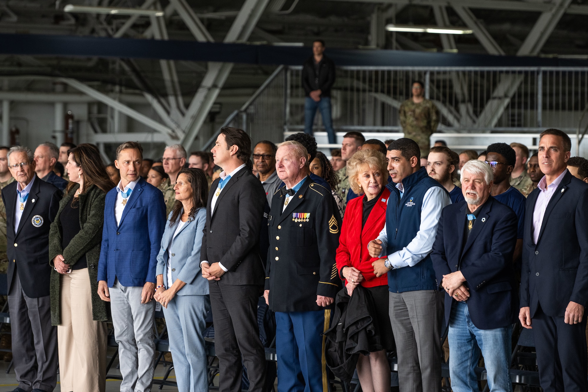 Medal of Honor recipients are welcomed at Joint Base Andrews.