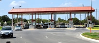 gate at JBSA-Ft Sam Houston