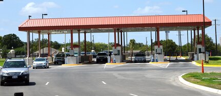 gate at JBSA-Ft Sam Houston