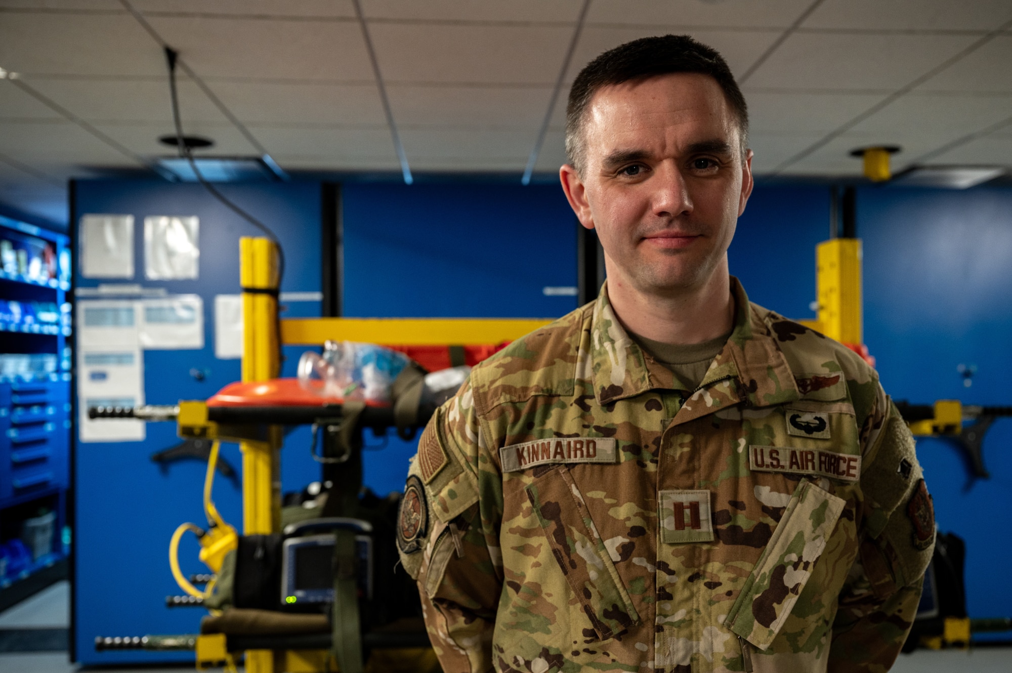 Airman poses for photo