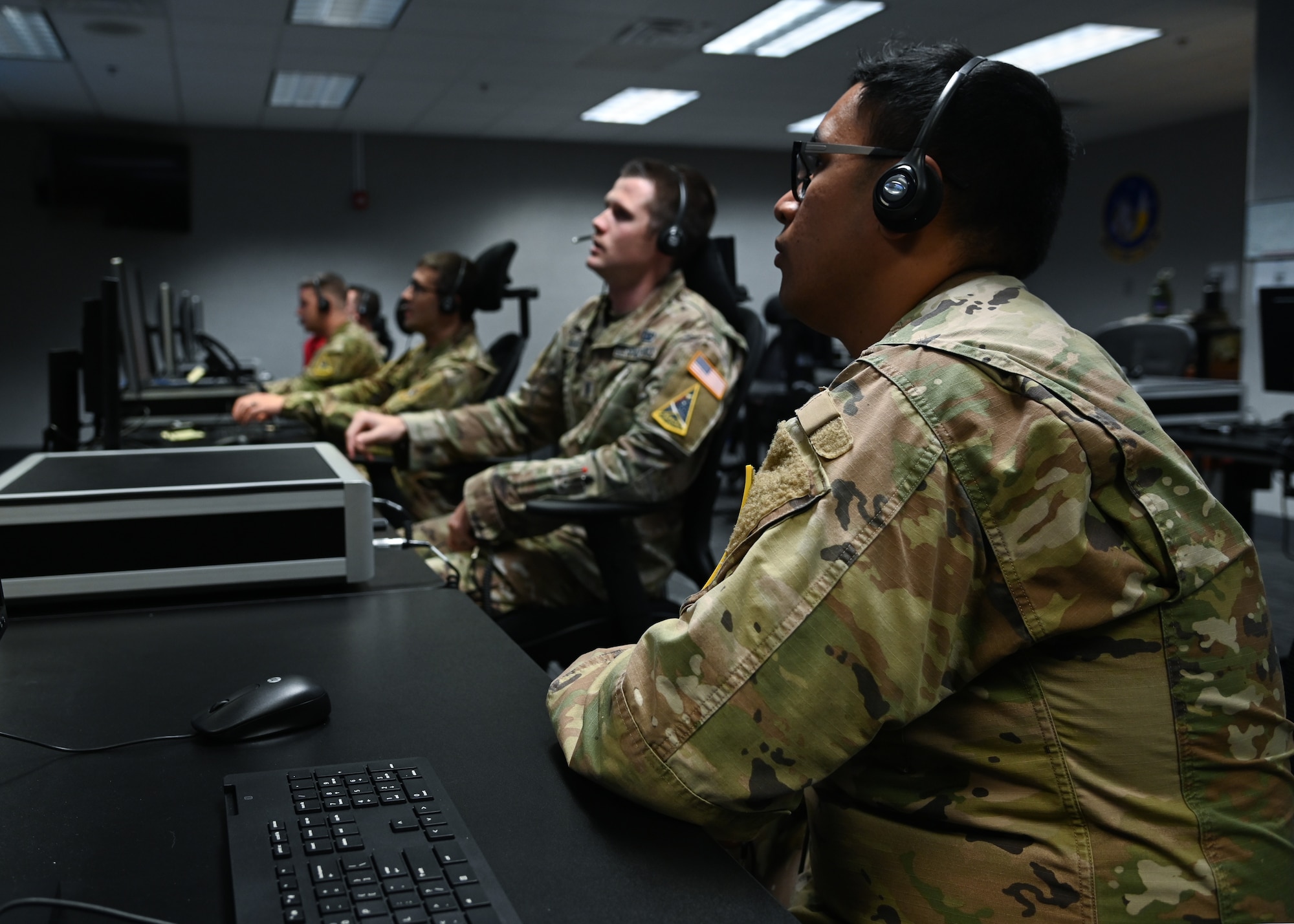 2sls members in the newly made vehicle operations room at vandenberg