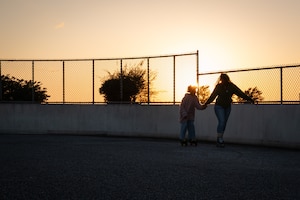 People roller skating.