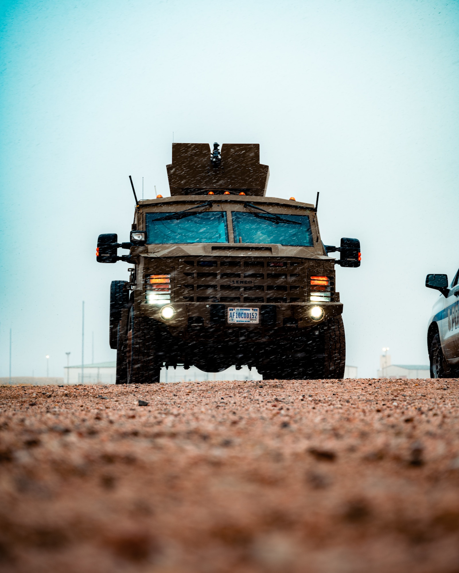 CRF supports the protection and security of military assets during movements both to and from the 90th Missile Wing’s 9,600 square mile missile field. (U.S. Air Force photo by Staff Sgt. Michael A. Richmond)