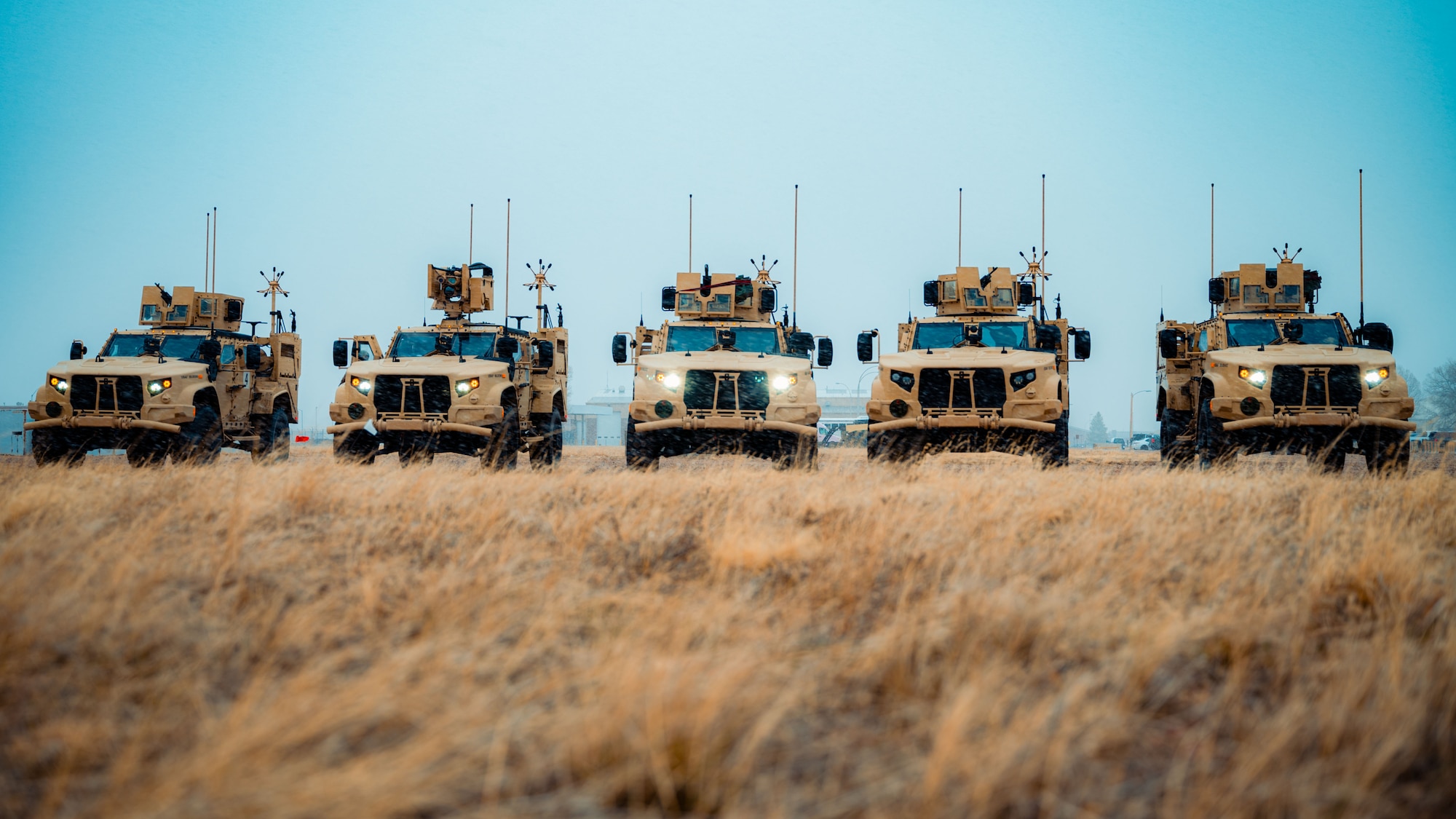 CRF supports the protection and security of military assets during movements both to and from the 90th Missile Wing’s 9,600 square mile missile field. (U.S. Air Force photo by Staff Sgt. Michael A. Richmond)