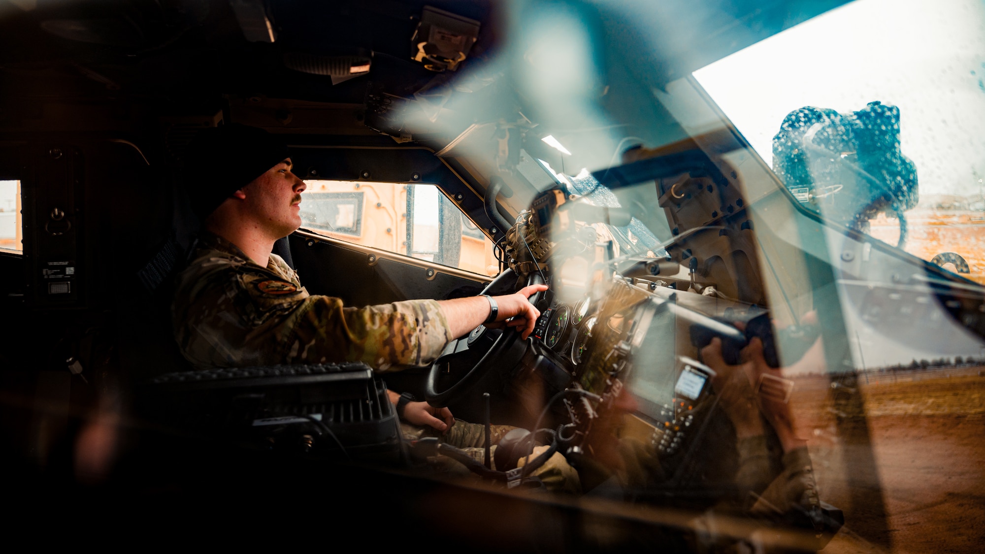 CRF supports the protection and security of military assets during movements both to and from the 90th Missile Wing’s 9,600 square mile missile field. (U.S. Air Force photo by Staff Sgt. Michael A. Richmond)
