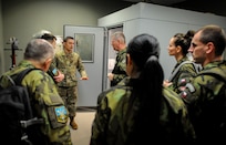 Nebraska Army and Air National Guard recruiting and retention specialists exchanged ideas and best practices with their counterparts from the Czech Armed Forces during a State Partnership Program engagement Feb. 25, 2025. The exchange focused on maintaining strength in their respective military departments.
