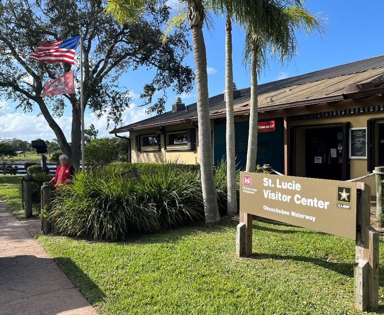 Volunteers at the U.S. Army Corps of Engineers, St. Lucie Lock Recreational Area.