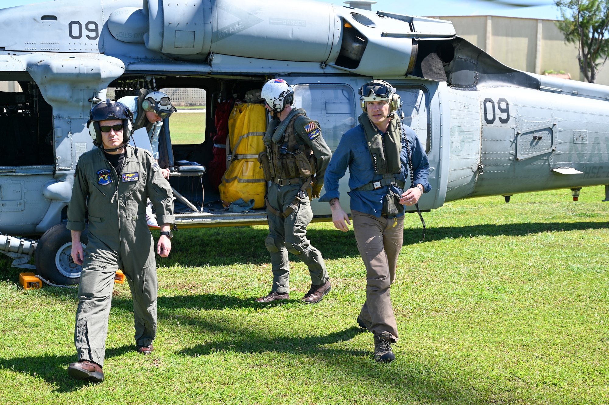 Secretary of Defense Pete Hegseth visits Andersen AFB, Guam, March 27, 2025. This was the second stop as part of his first official visit to the region where he toured the military facilities and received capabilities briefs. (U.S. Air Force photo by Staff Sgt. Michael Jones)