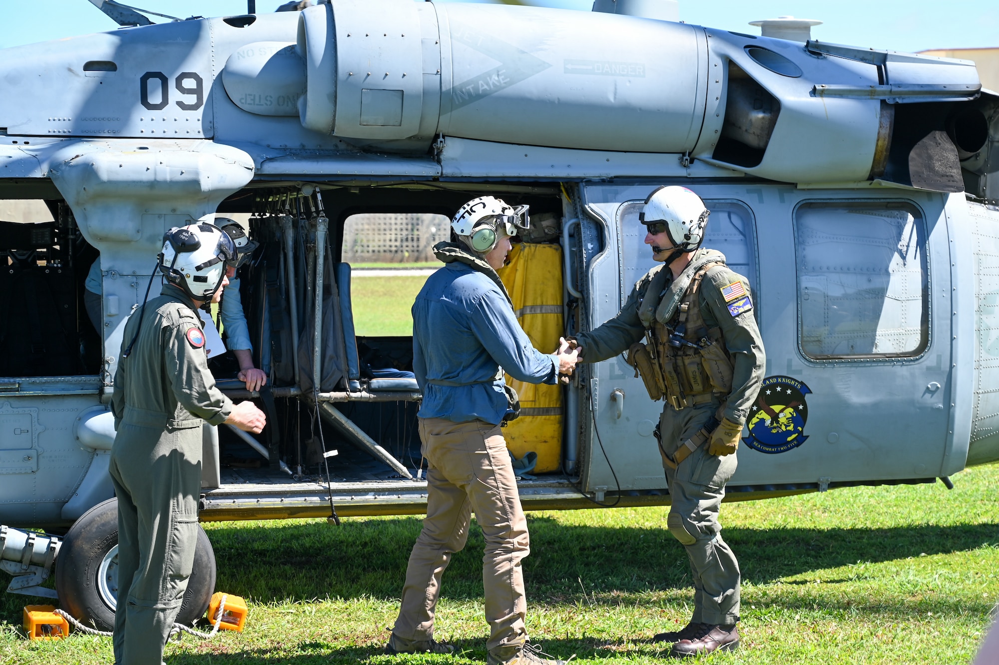 Secretary of Defense Pete Hegseth visits Andersen AFB, Guam, March 27, 2025. This was the second stop as part of his first official visit to the region where he toured the military facilities and received capabilities briefs. (U.S. Air Force photo by Staff Sgt. Michael Jones)