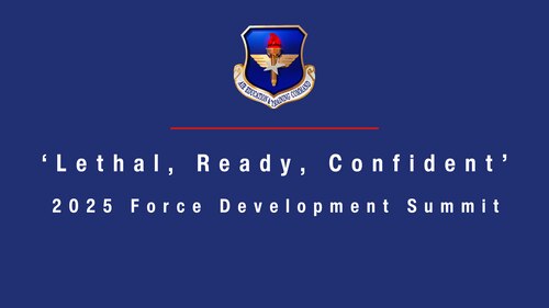 AETC shield on blue background