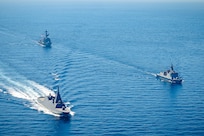 The Armed Forces of the Philippines, the Japan Maritime Self Defense Force and the United States Navy conducted a multilateral Maritime Cooperative Activity (MCA) within the Philippines’ Exclusive Economic Zone, March 28, 2025. (Courtesy photo)
