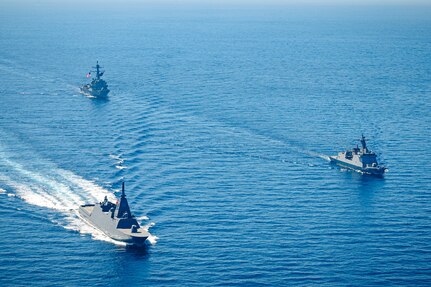 The Armed Forces of the Philippines, the Japan Maritime Self Defense Force and the United States Navy conducted a multilateral Maritime Cooperative Activity (MCA) within the Philippines’ Exclusive Economic Zone, March 28, 2025. (Courtesy photo)