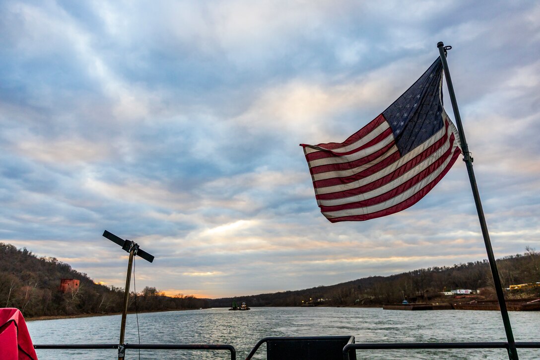 The dredging contract consists of two dredging crews that have been working six days a week since September. The crews have removed more than 314 barges of material so far, equivalent to 166,000 tons of soil, rocks and debris from the river bottom.