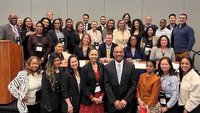 Members from the Defense Threat Reduction Agency’s (DTRA), Audit Team were announced as the winner of the Large Team Achievement Award from the Society of Defense Financial Management (SDFM), Washington Chapter at a ceremony at the Washington Convention Center, March 26th.