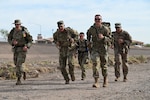 Airmen from the 161st Air Refueling Wing qualify in the ruck portion of the German Armed Forces Proficiency Badge assessment at Goldwater Air National Guard Base, Phoenix, March 28, 2025. The GAFPB is a decoration of the Bundeswehr, the Armed Forces of the Federal Republic of Germany, and is one of the few foreign military badges authorized to be worn by U.S. Air Force, Army and Space Force members.