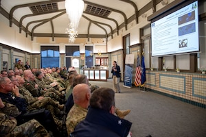 NATO Military Committee representatives listen in to briefings