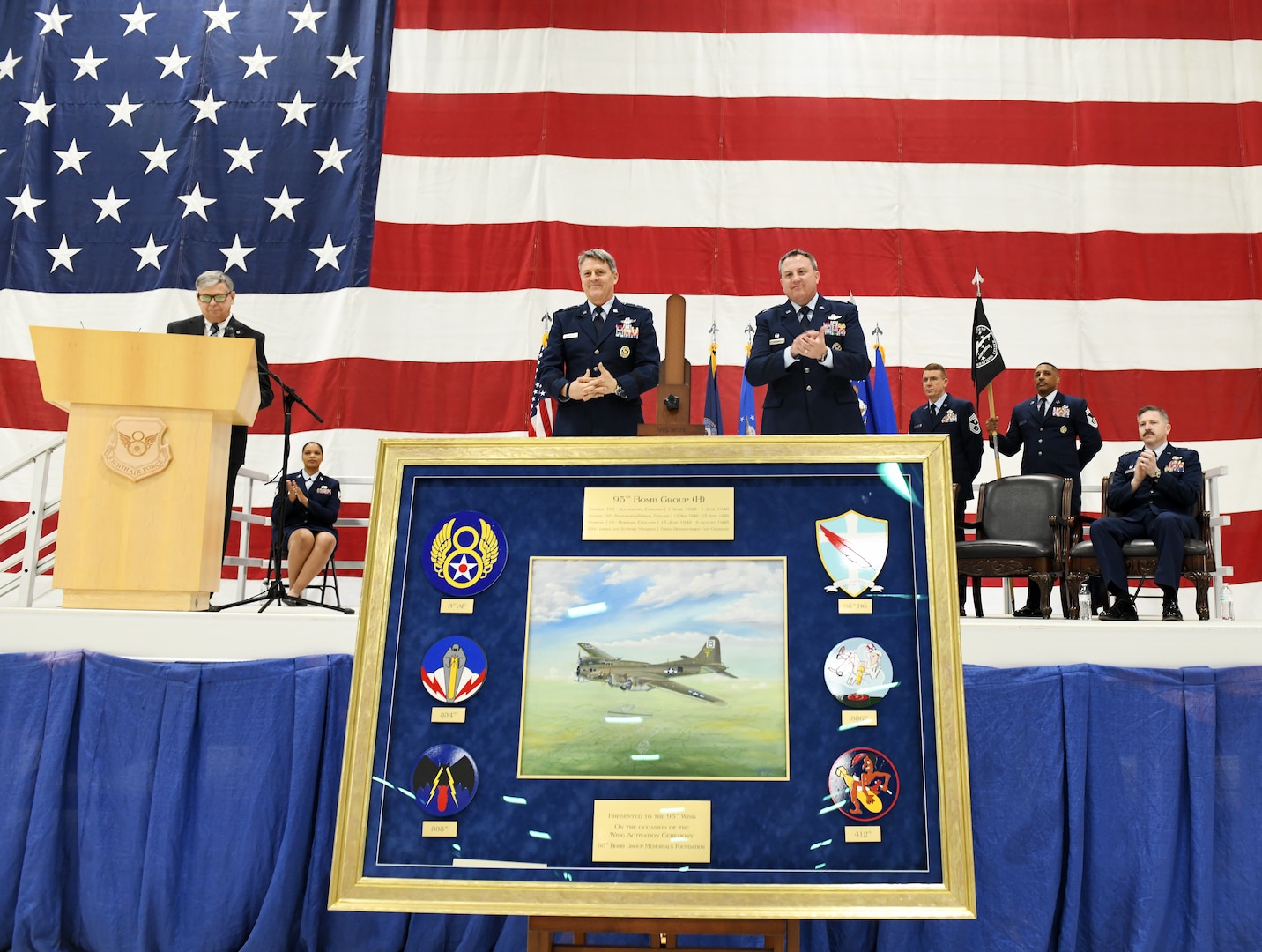 A heritage gift presentation