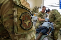 U.S. Air Force Master Sgt. Brian Phan, a biomedical equipment technician with the 628th Healthcare Operations Squadron, Joint Base Charleston, South Carolina, ensures dental equipment is operational during the Lesser Antilles Medical Assistance Team (LAMAT) 2025 mission at Celina Clouden Smart Hospital, Union Island, Saint Vincent and the Grenadines, March 20, 2025.