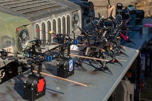 Soldiers live fire FPV drones in Germany