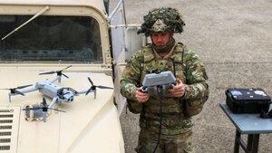 Soldiers live fire FPV drones in Germany