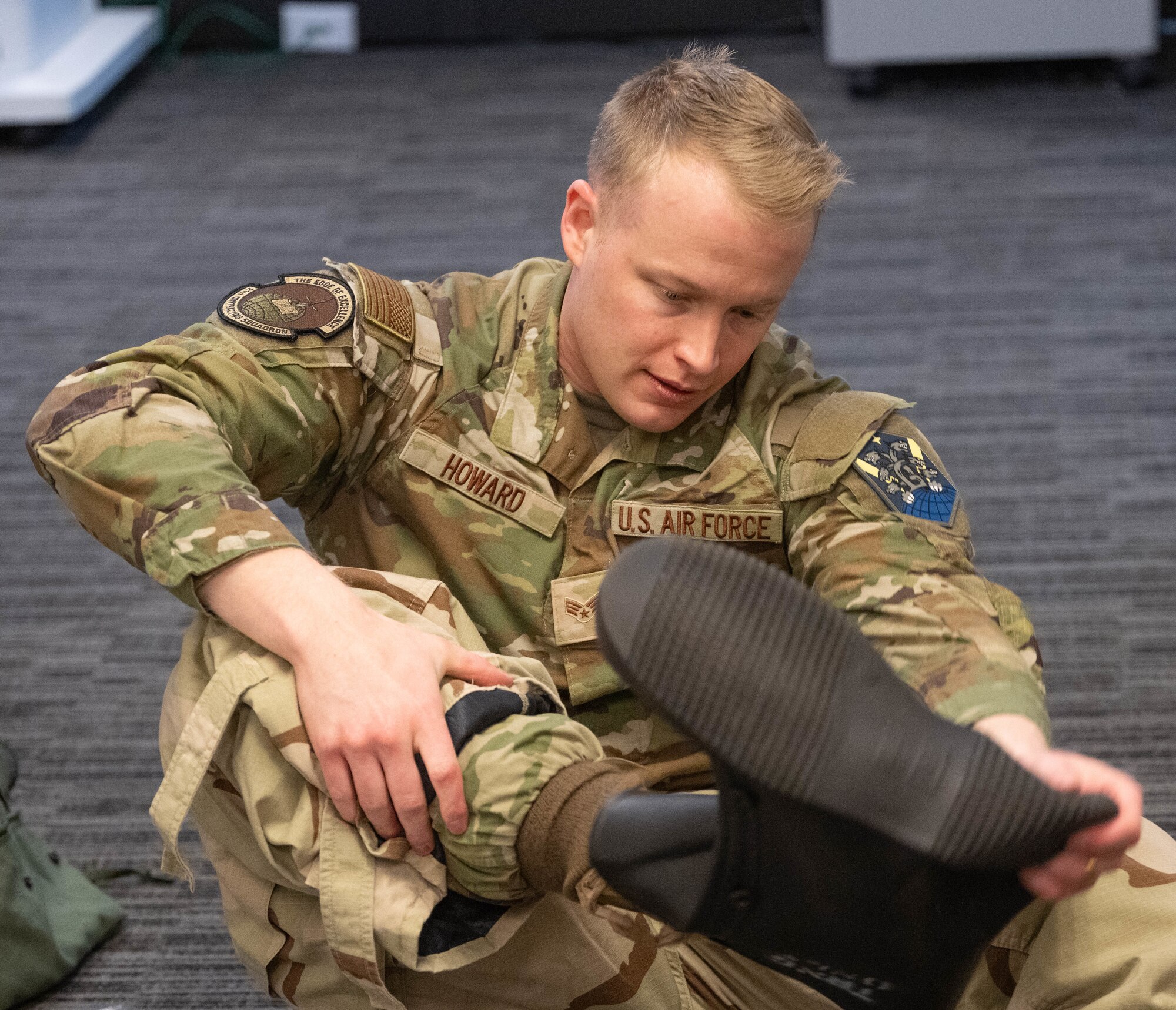 Service members serve