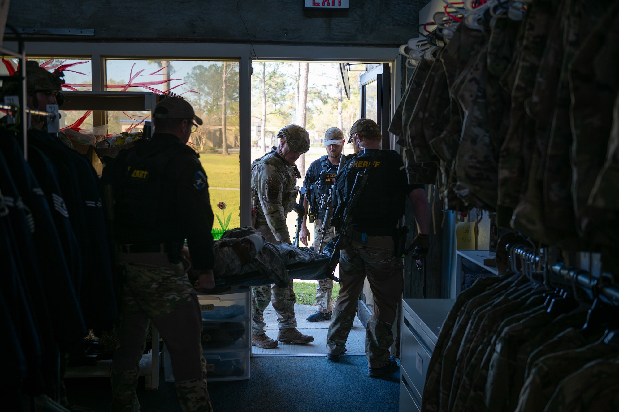 Photo of active-shooter training