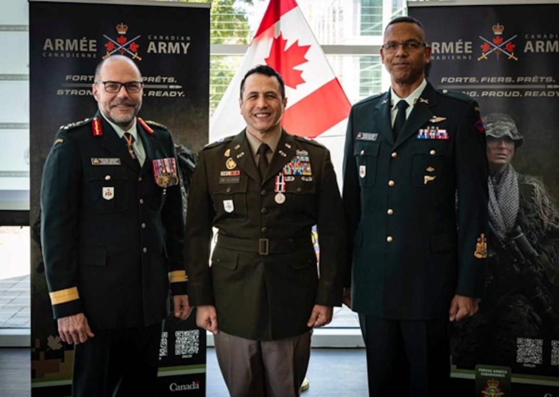Canadian award for U.S. Army Reserve Military Personnel Exchange Program (MPEP) officer