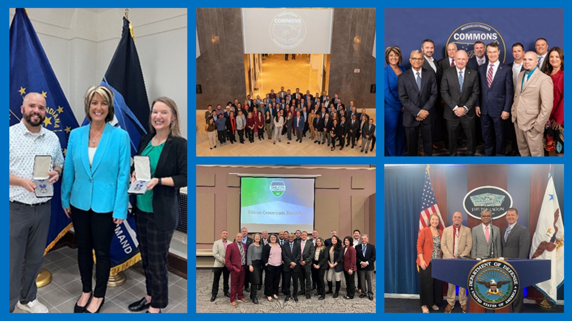 NSWC Crane employees recognized Navy-wide for establishing the Microelectronics Commons