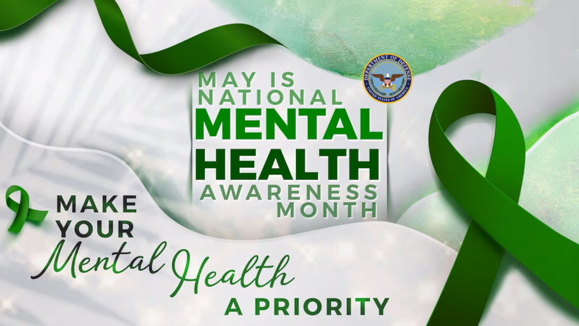 May is Mental Health Awareness Month. The Integrated Prevention and Response Office at Arnold Air Force Base, Tenn., headquarters of Arnold Engineering Development Complex, is encouraging personnel across the complex to help support those who may be struggling. (U.S. Department of Defense graphic)