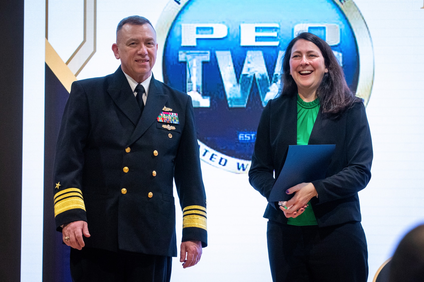 Ms. Robin Catalano receives the fiscal year 2024 Naval Sea Systems Command (NAVSEA) Mentor of the Year Excellence Award, April 30.