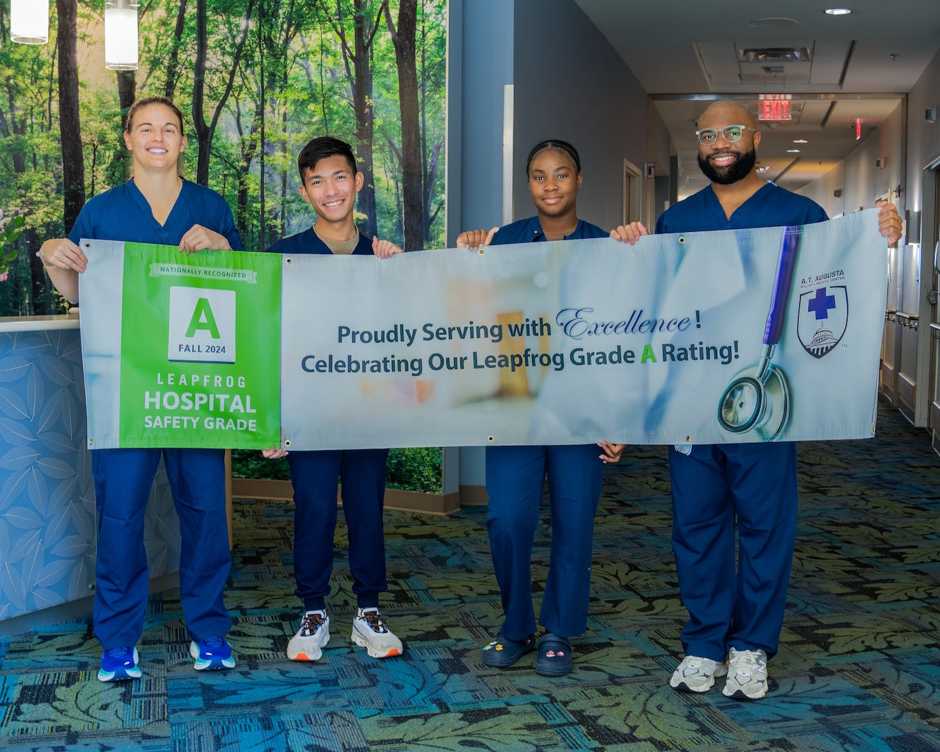 The Alexander T. Augusta Military Medical Center (ATAMMC) is proud to announce it has successfully maintained its “A” rating from the Leapfrog Group for the Spring 2025 period. This esteemed rating recognizes ATAMMC 's unwavering commitment to patient safety and high-quality healthcare.