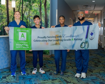 The Alexander T. Augusta Military Medical Center (ATAMMC) is proud to announce it has successfully maintained its “A” rating from the Leapfrog Group for the Spring 2025 period. This esteemed rating recognizes ATAMMC 's unwavering commitment to patient safety and high-quality healthcare.