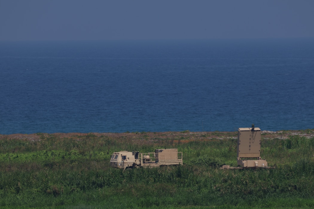 A U.S. Army High-Powered Microwave weapon from 1st Battalion, 51st Air Defense Artillery Regiment, prepares to shoot down a drone swarm during a live fire demonstration in support of  Exercise Balikatan 25, in Naval Station Leovigildo Gantioqui, Philippines, April 25, 2025.