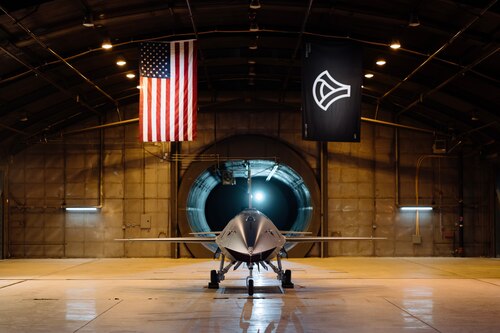 A YFQ-44A production representative test vehicle is staged in a testing chamber.