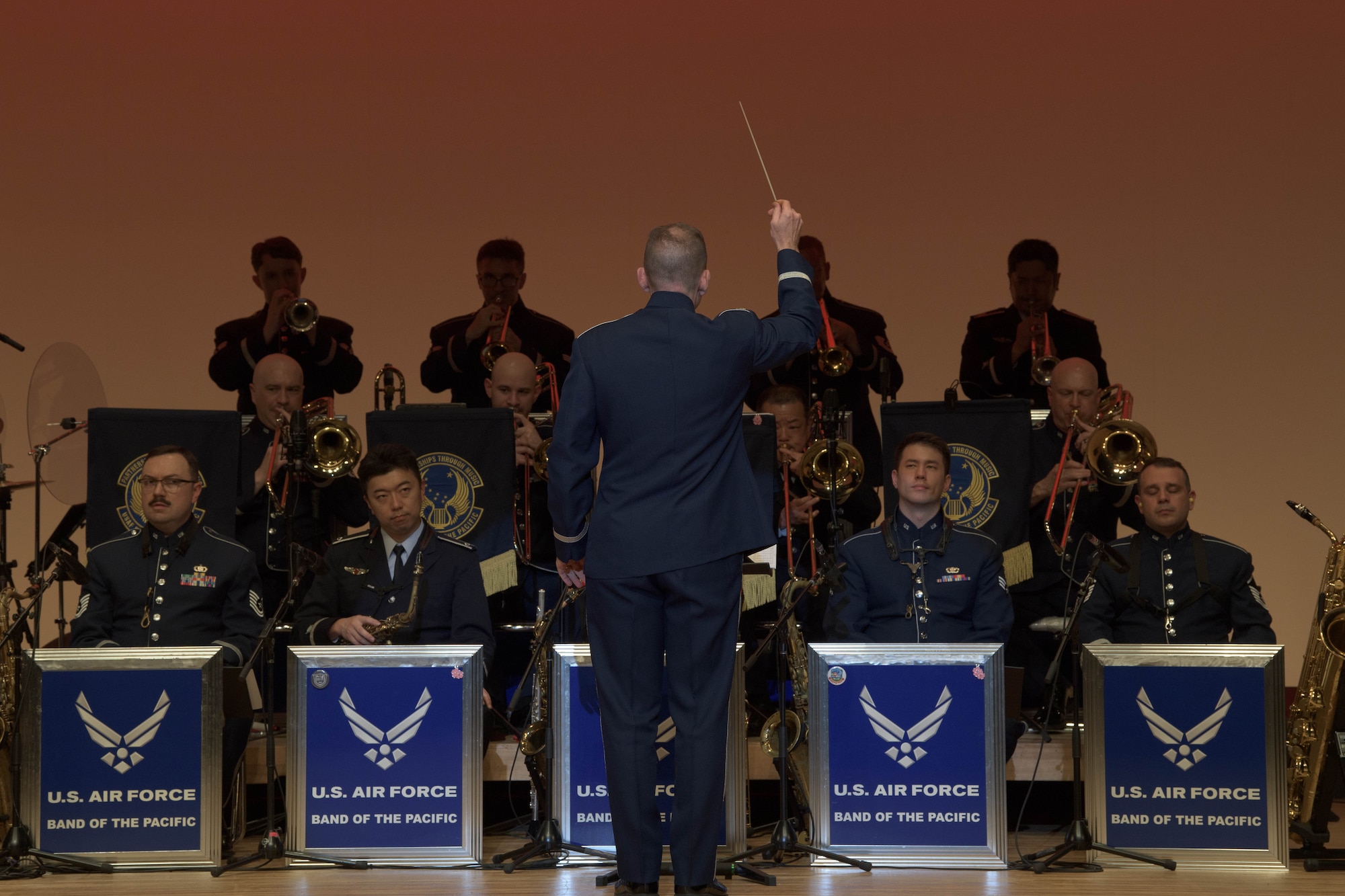 A band performs.