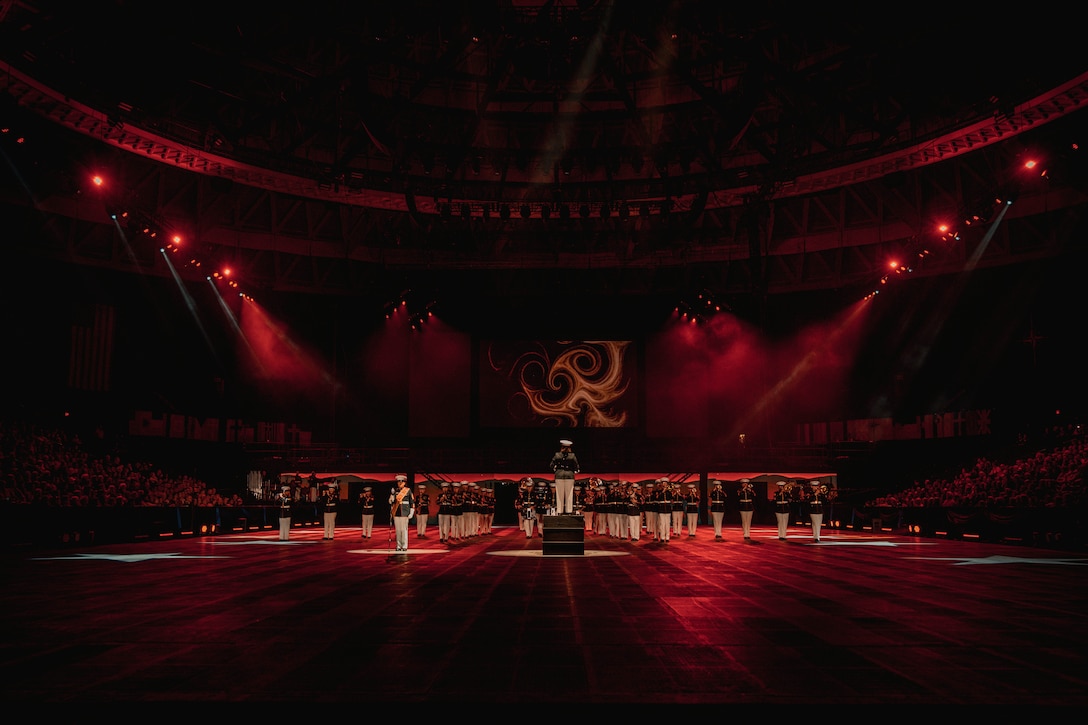 The Quantico Marine Band at the Virginia International Tattoo